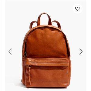 NEW Madewell Lorimer backpack in English Saddle